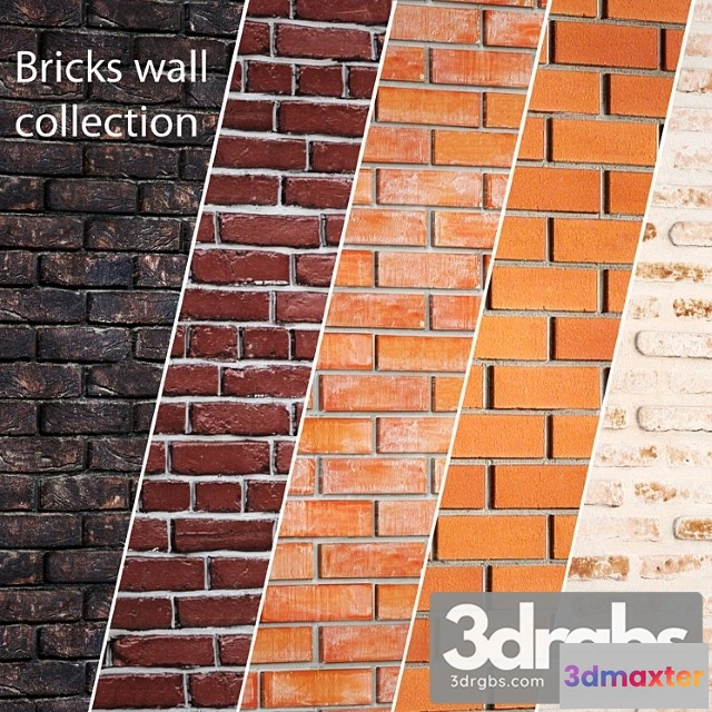 998062 - Brick Wall Collection 2 Wall Decor Brick Masonry Clinker Decorative Brown Loft Panel Stone Masonry