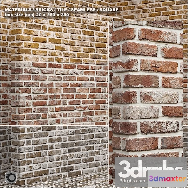 998144 - Material Seamless Brick Tile Set 9