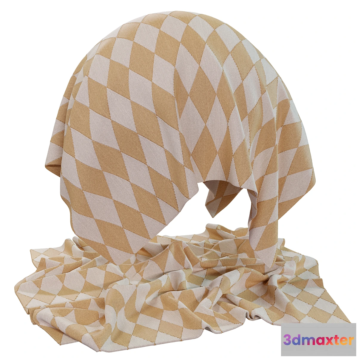 1314792 - Fb205 Fabric Diamond  1Mat  4k  Seamless 3D Max