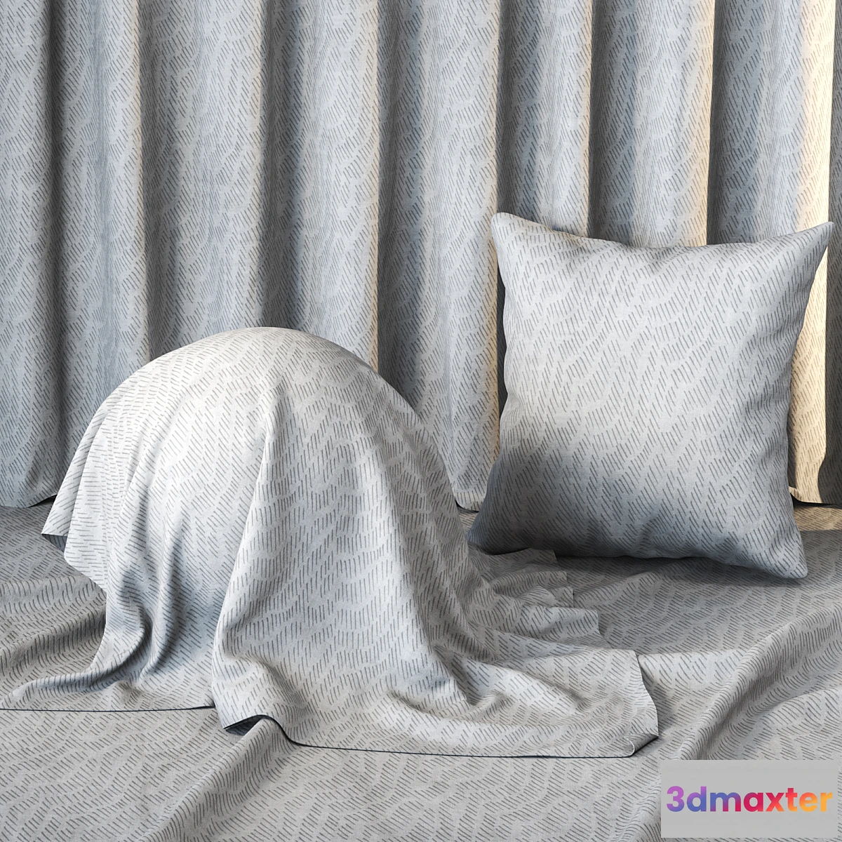 1354924 - Minimal Cotton Fabric Texture 4K - Seamless - 2 Color 3D Max