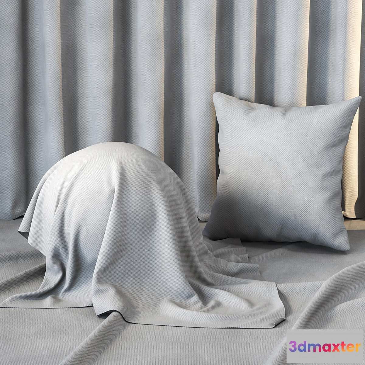 1354954 - Cotton Fabric Texture 4K - Seamless - 2 Color 3D Max