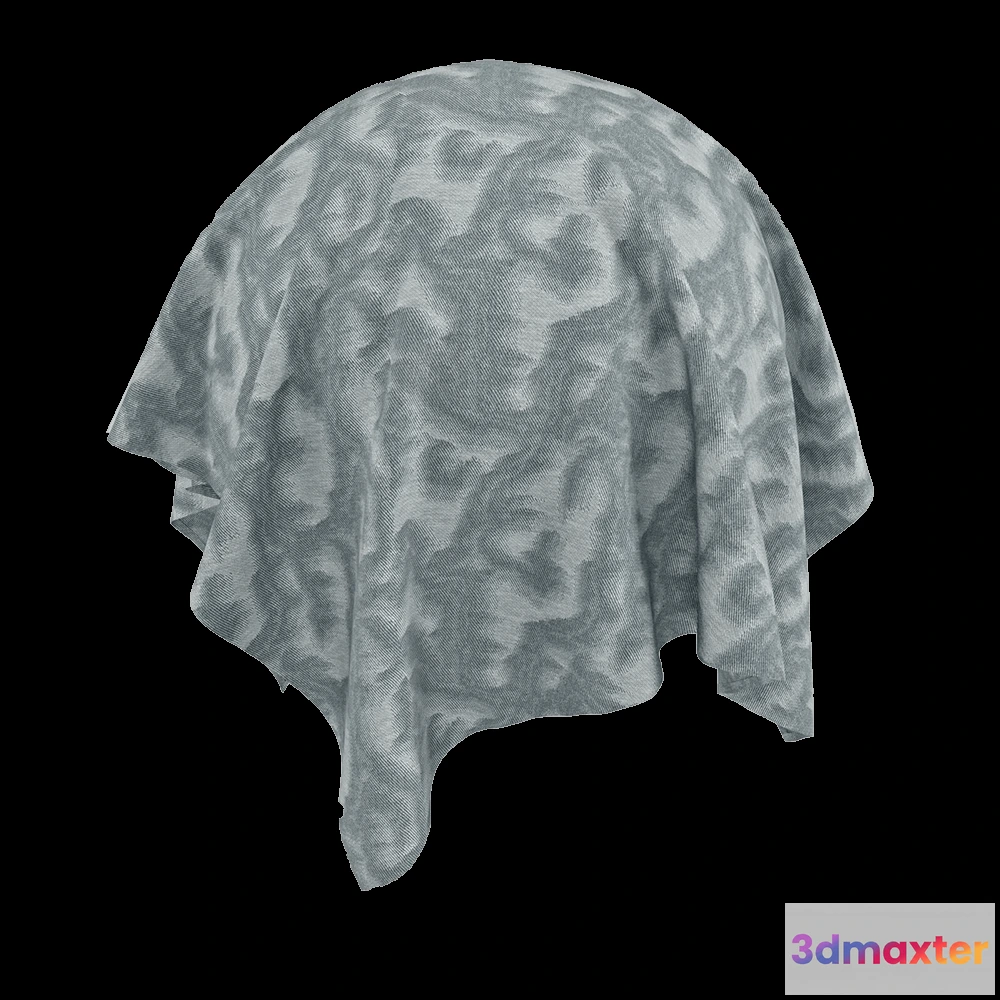 1668756 - Twinbru - Ornamental Blue Jacquard 1682240 3D Max