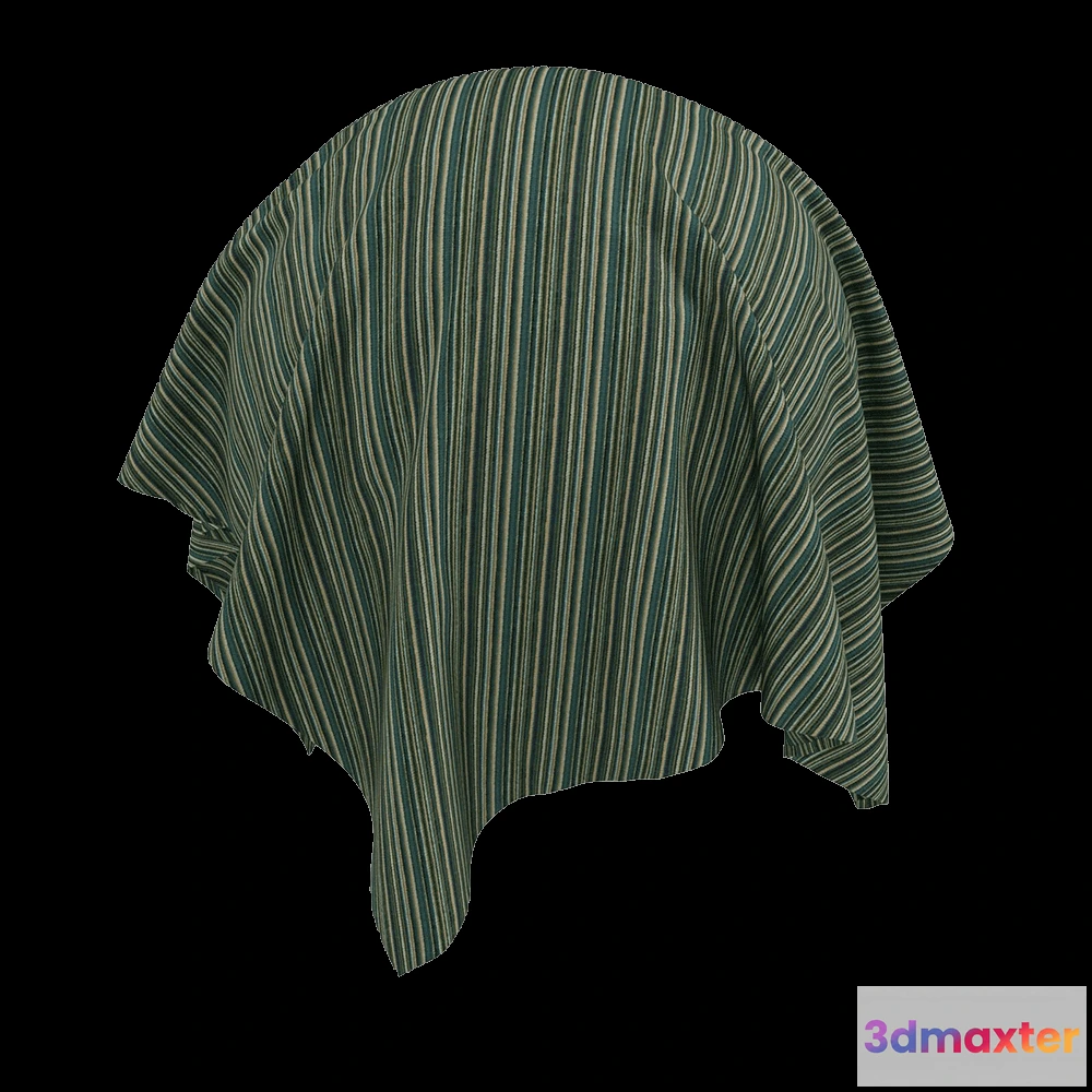 1668776 - Twinbru - Stripe Green Chenille 3381879 3D Max