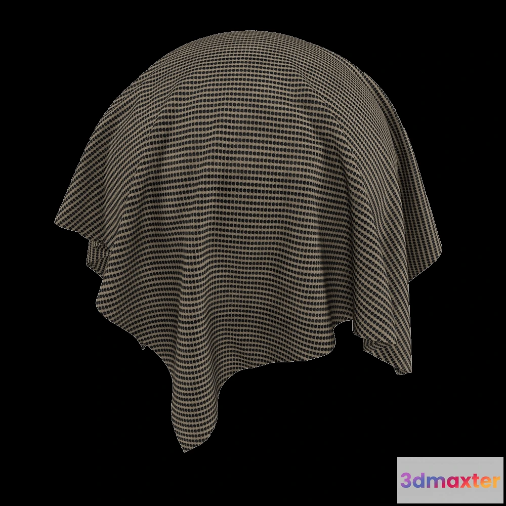 1668890 - Twinbru - Geometric Black Chenille 3279916 3D Max