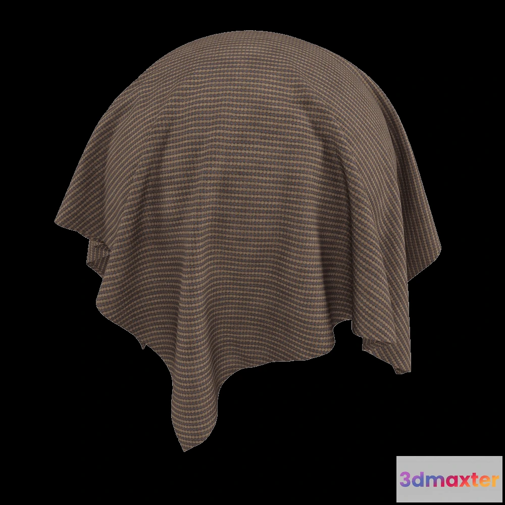 1668900 - Twinbru - Geometric Brown Chenille 3179915 3D Max