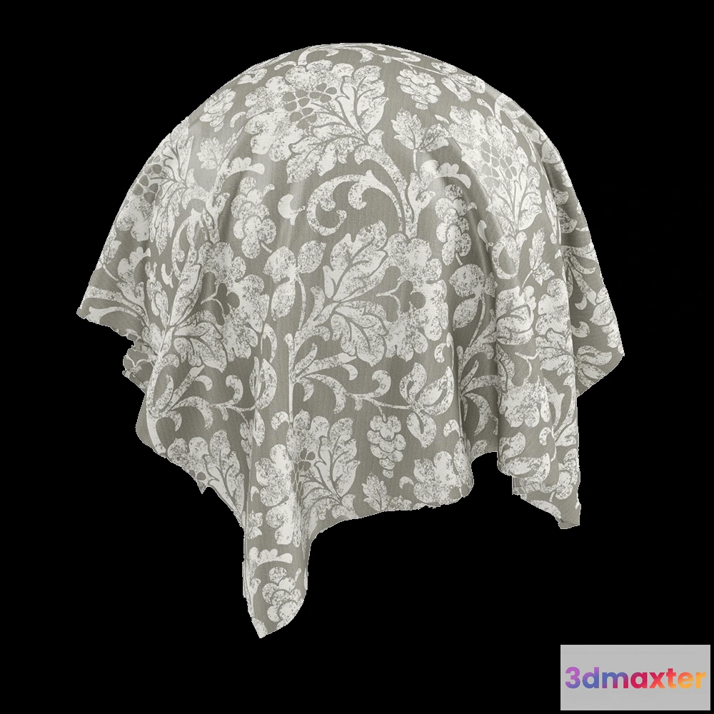 1669134 - Twinbru - Floral White Jacquard 3171968 3D Max
