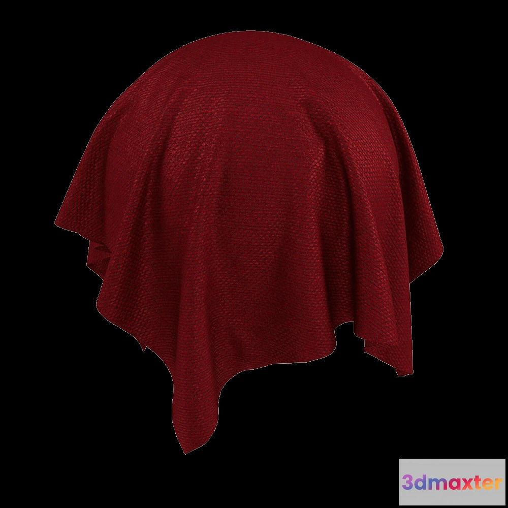 1669234 - Twinbru - Plain Red Chenille 2968780 3D Max