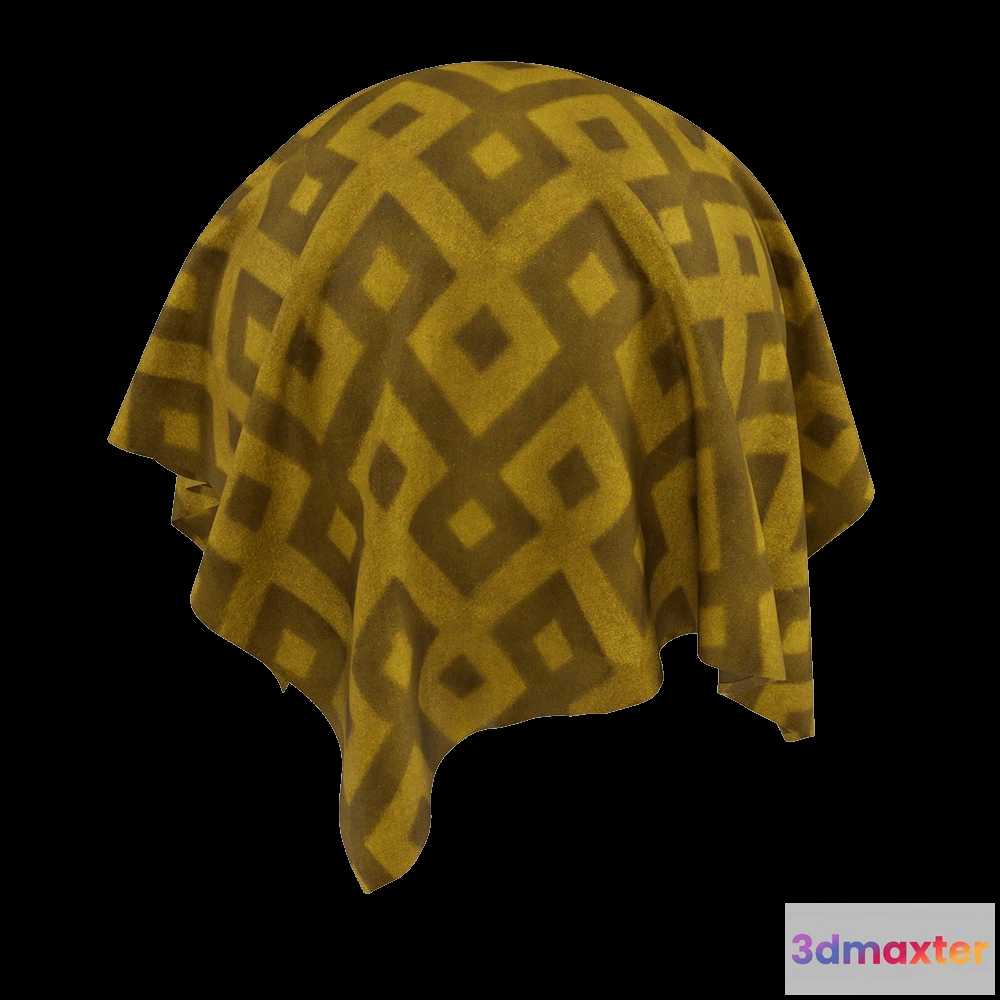 1669298 - Twinbru - Geometric Gold Velvet 2268062 3D Max