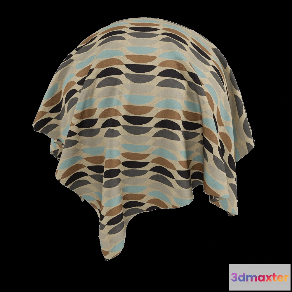 1669386 - Twinbru - Geometric Grey Chenille 2167152 3D Max