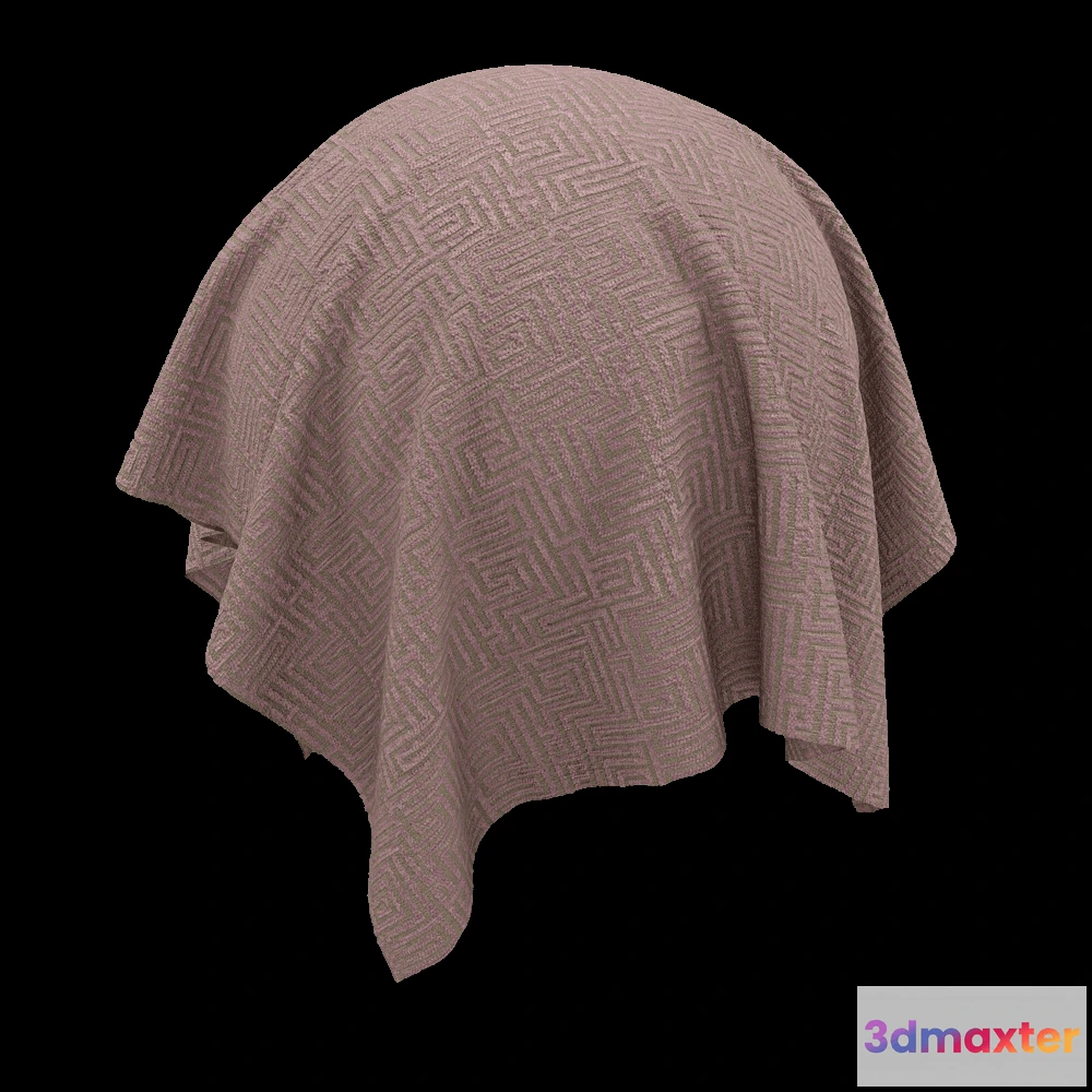 1669460 - Twinbru - Geometric Pink Chenille 2272850 3D Max