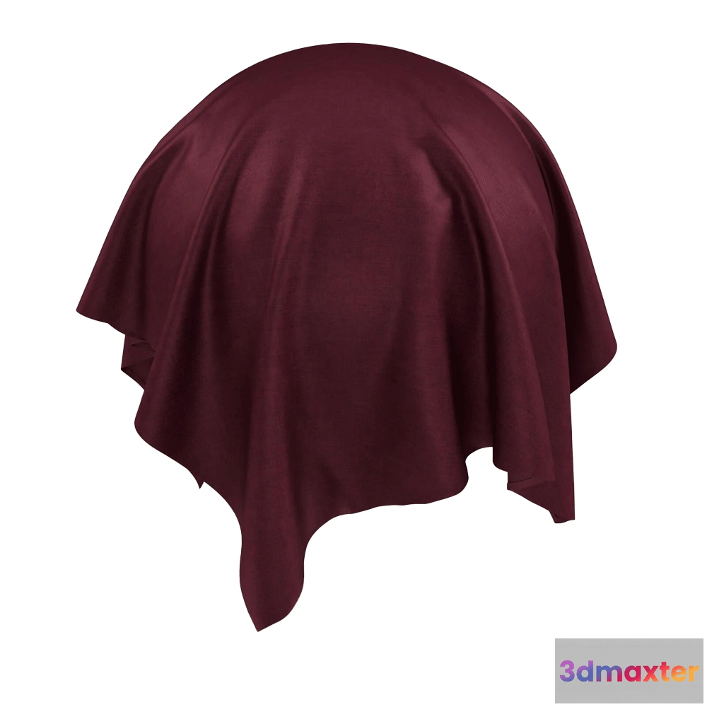 1669506 - Twinbru - Plain Red Velvet 2172327 3D Max