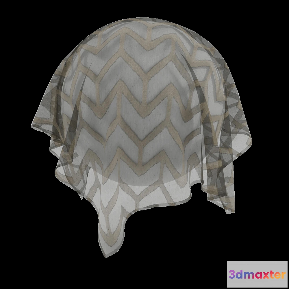 1669538 - Twinbru - Graphical Brown Sheer 2165550 3D Max