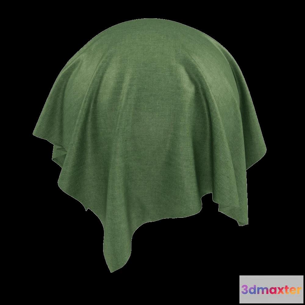 1669572 - Twinbru - Plain Green Velvet 1472320 3D Max