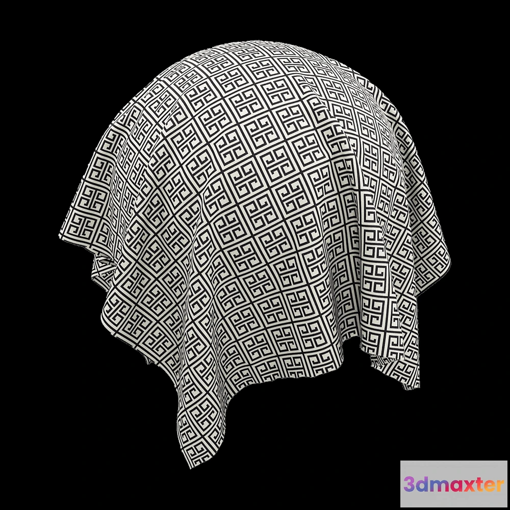 1670220 - Twinbru - Geometric White Jacquard 2331793 3D Max