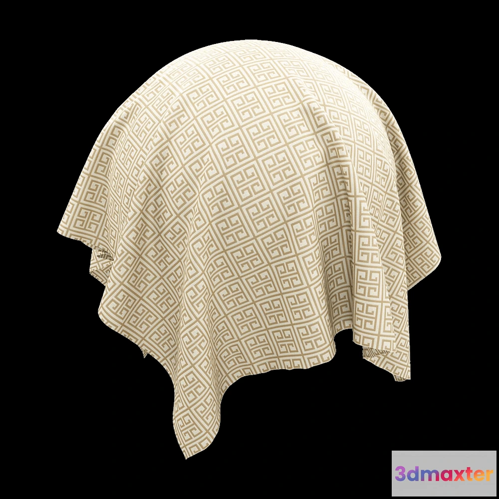 1670236 - Twinbru - Geometric White Jacquard 2231792 3D Max