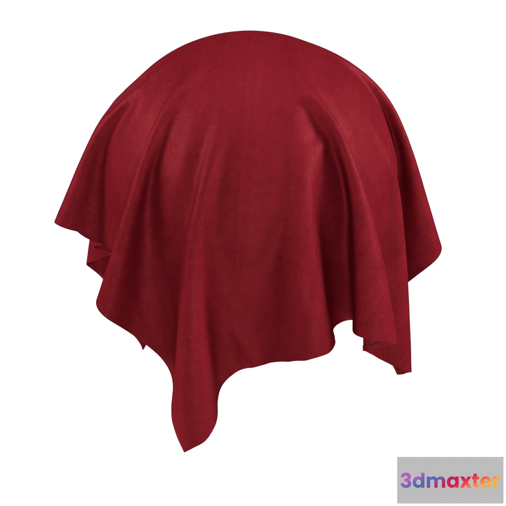 1670440 - Twinbru - Plain Red Suede 1872153 3D Max