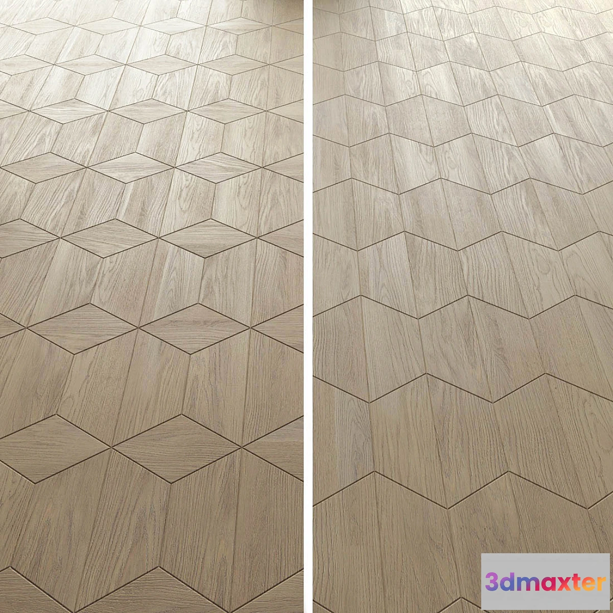 1297273 - Wood tile from Finex Arezzo DIAMONDUV OIL 3D Max