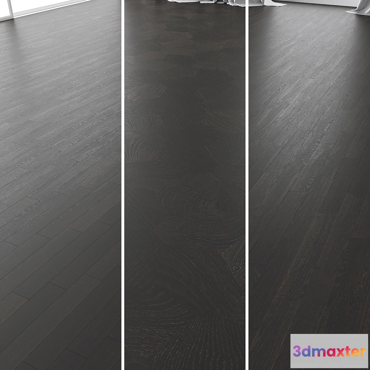 1316845 - Parquet Oak (Belmonte Brushed) set 7 3D Max