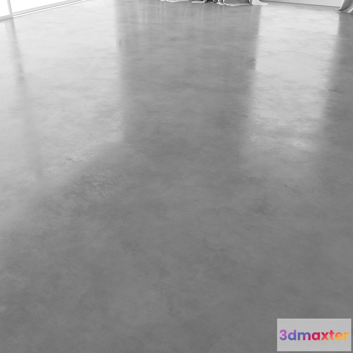 1316997 - Polished Concrete floor 1 3D Max