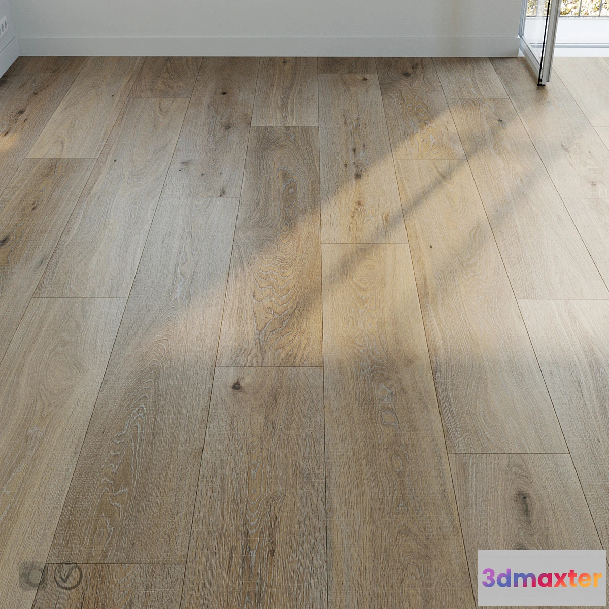 1351068 - Parquet set 12 _ Natural Oak 3D Max