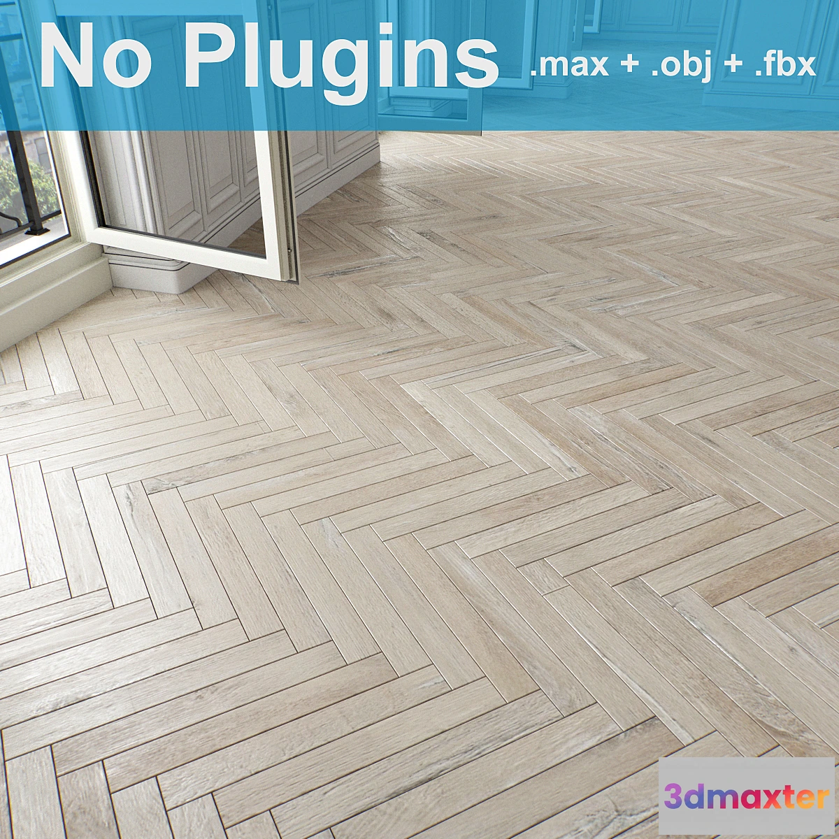 1354503 - Parquet 3-4-8 3D Max