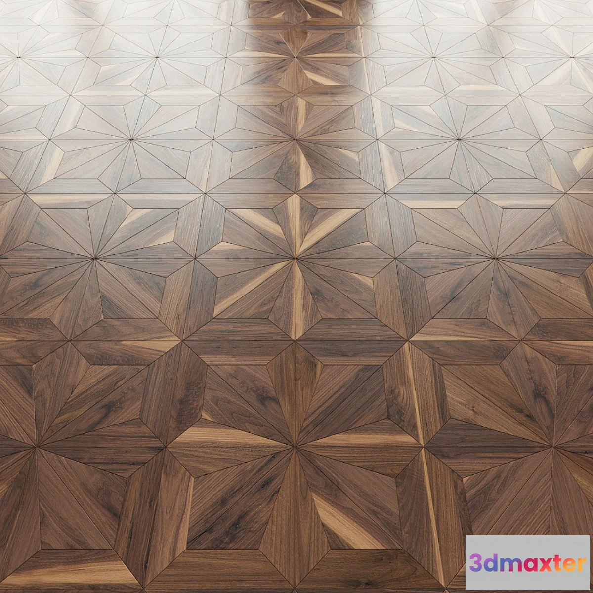 1357867 - Parquet Foglie d’Oro Asolo Oak 3D Max