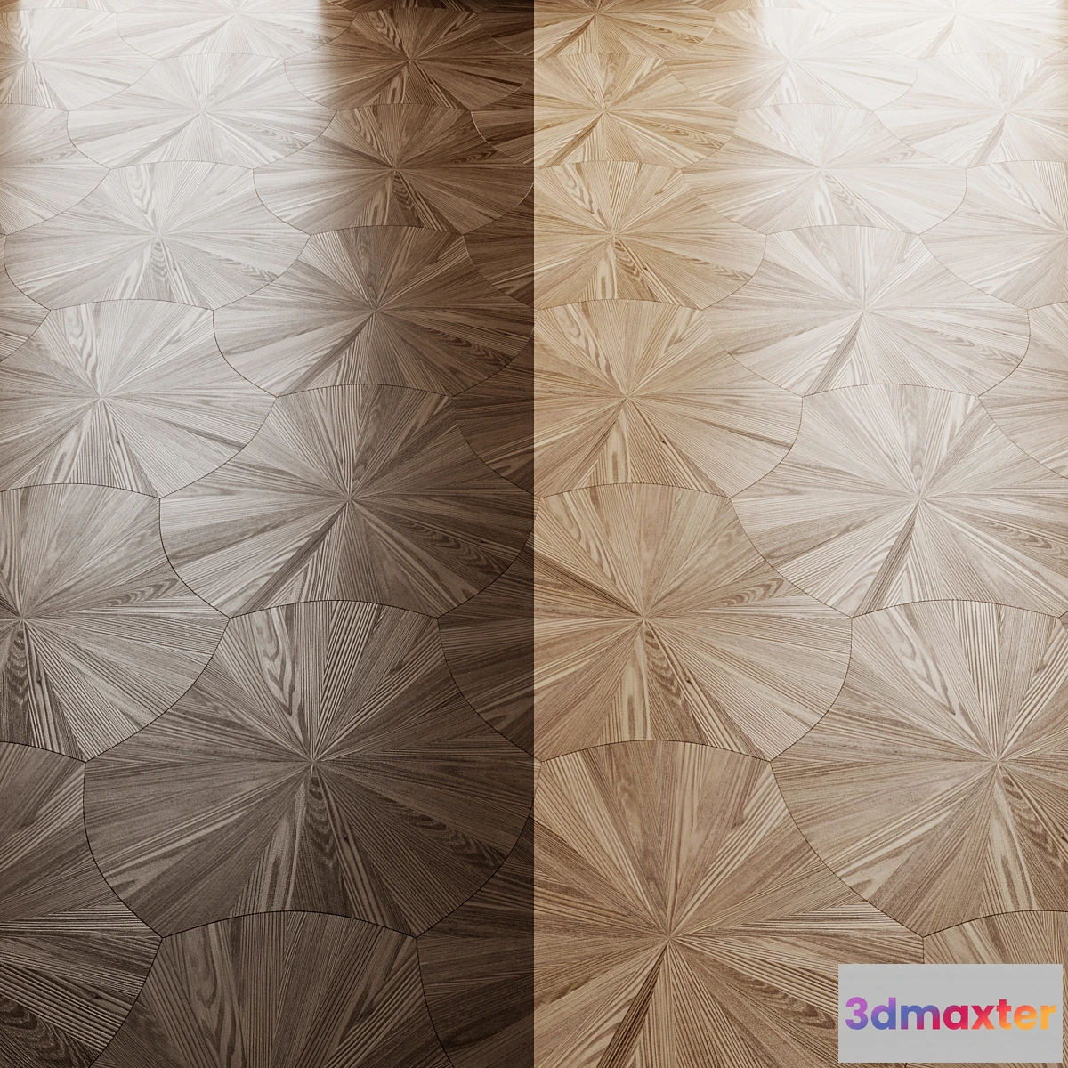 1396104 - Modular parquet Ventaglio By Foglie D’Oro 3D Max