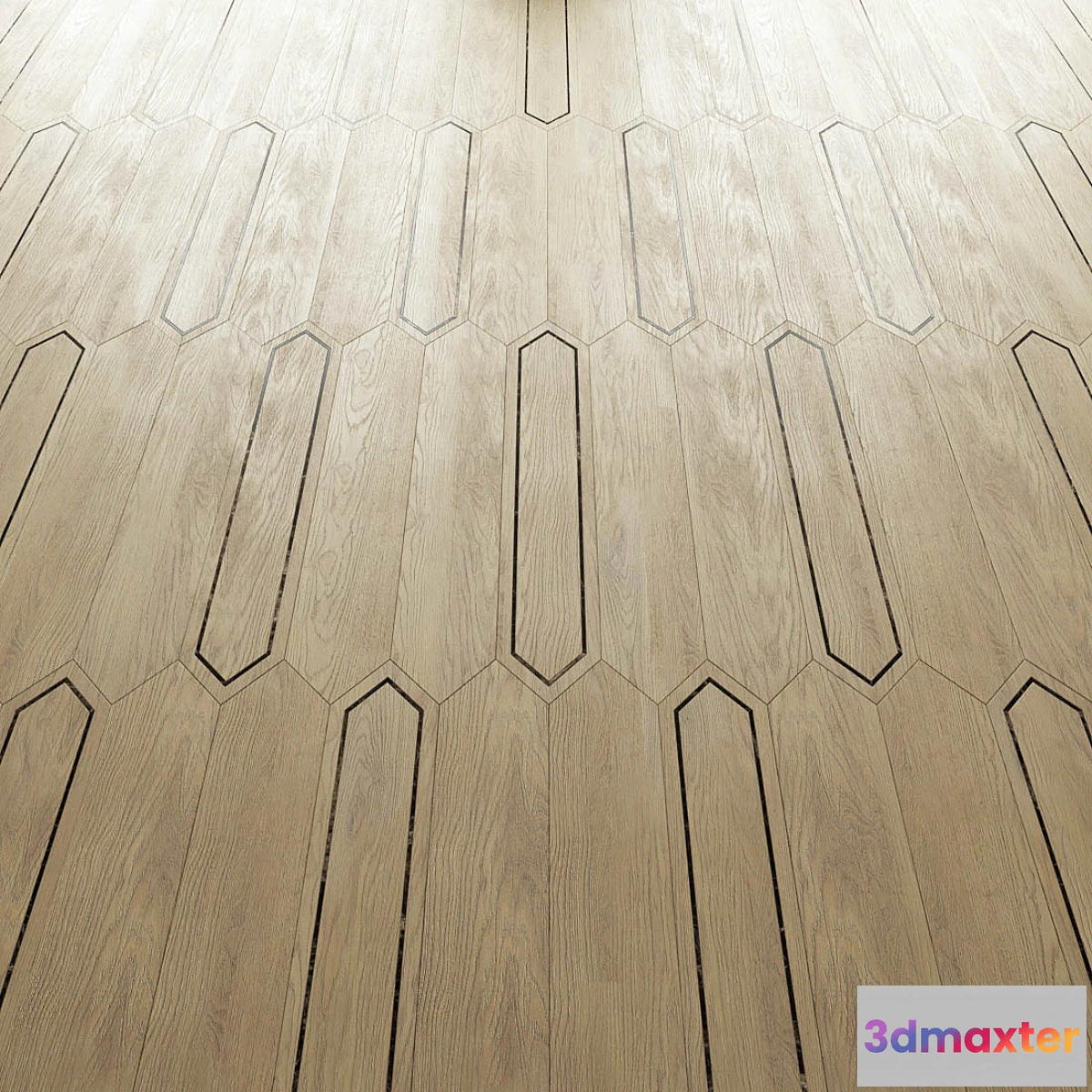 1444246 - Parquet Foglie d’Oro Matita 3D Max