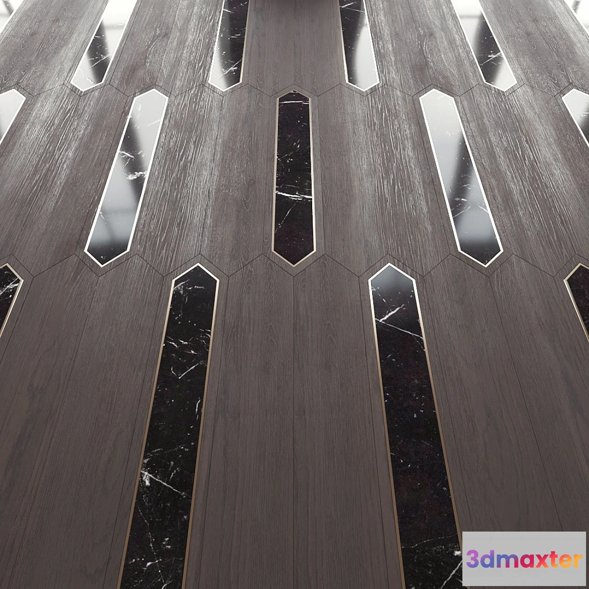 1447014 - Parquet Foglie d’Oro Matita 3D Max