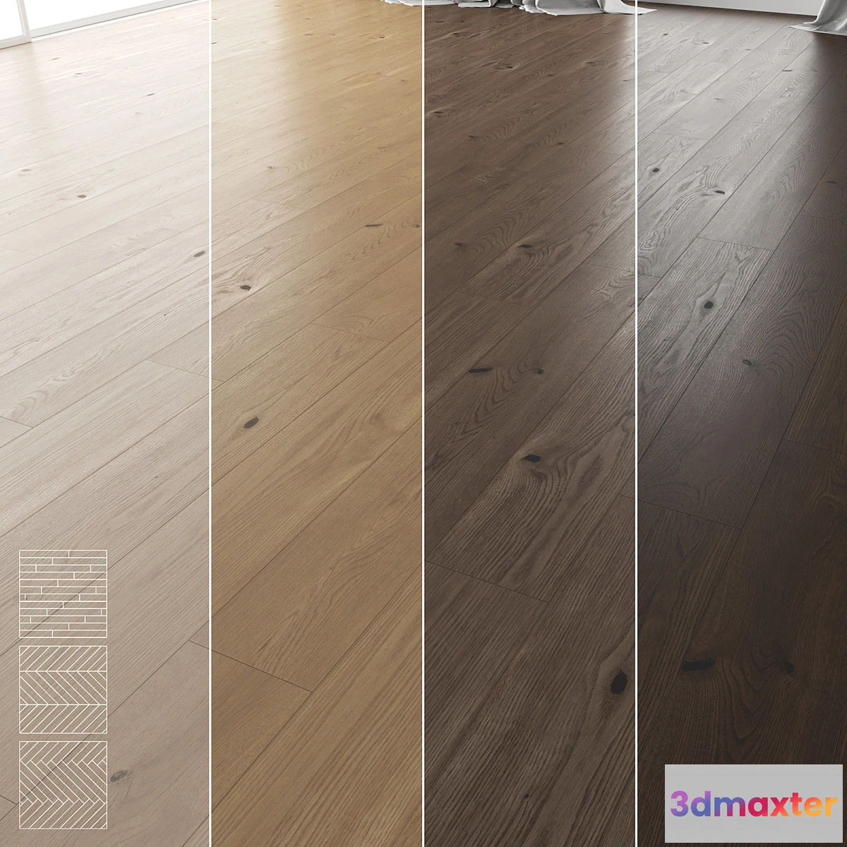 1447490 - Wood Floor Set 16 3D Max