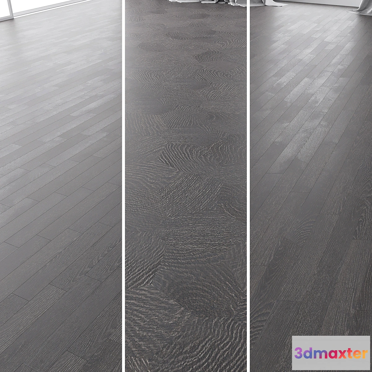 1452532 - Parquet Oak (Cosmo Firestop) set 7 3D Max