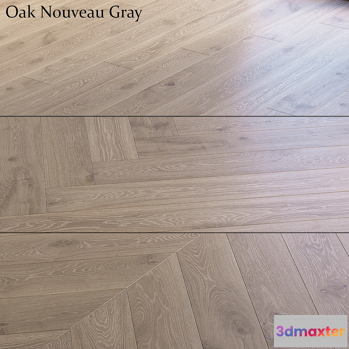 1454752 - Oak Nouveau Gray 3D Max
