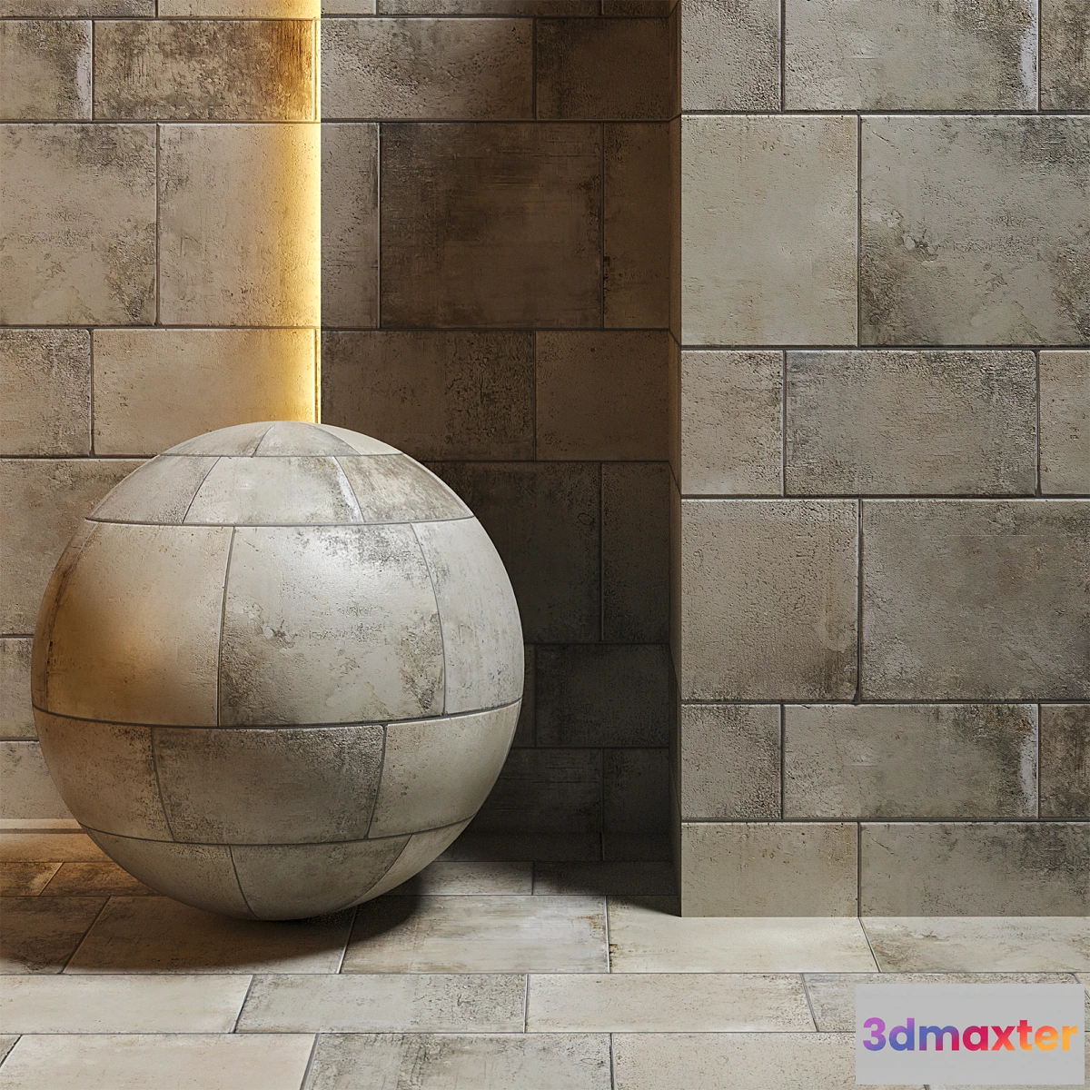 1468256 - Old floor tile Lapicida 3D Max