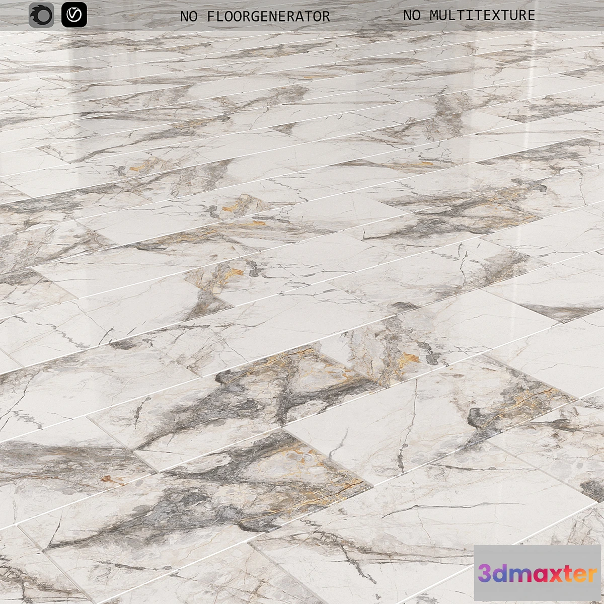 1478032 - milan polished marble effect porcelain 3D Max