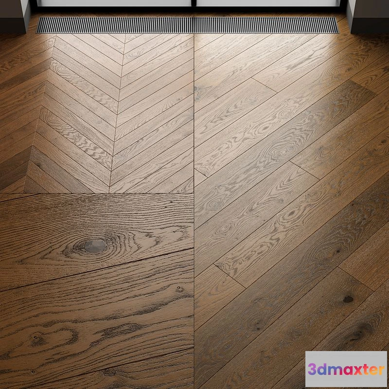 1554441 - Parquet Eiche Salis dark oak 3D Max