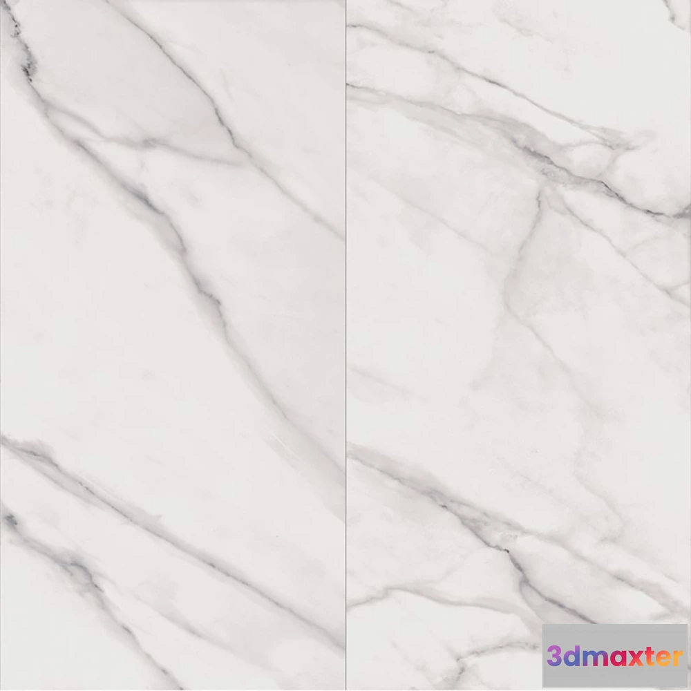 1671888 - Flaviker - Porcelain slabs Royal Statuario 3D Max
