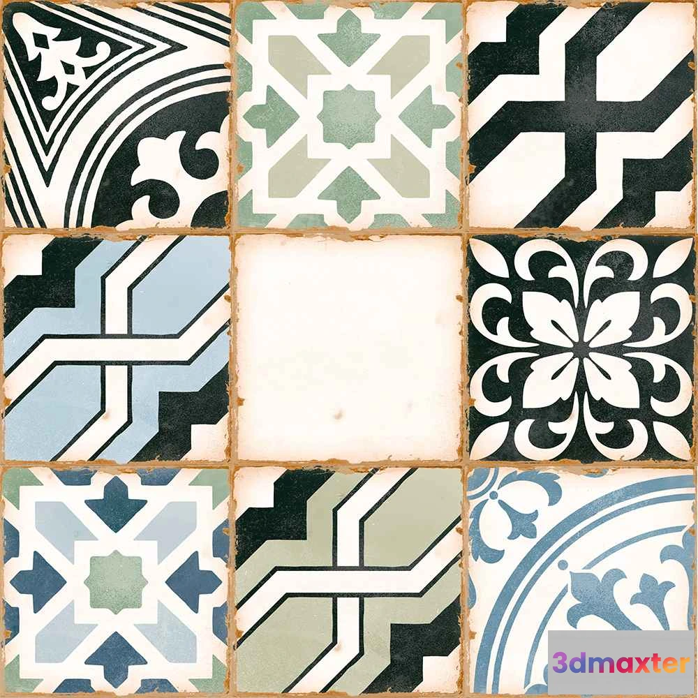 1672018 - HARMONY - Ceramic tiles  CASABLANCA 3D Max