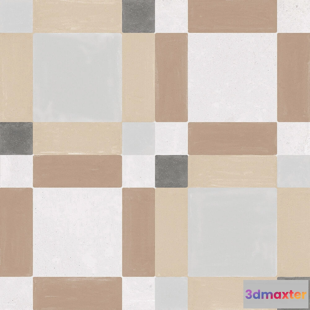 1672052 - HARMONY - Ceramic tiles PATTERNS 3D Max