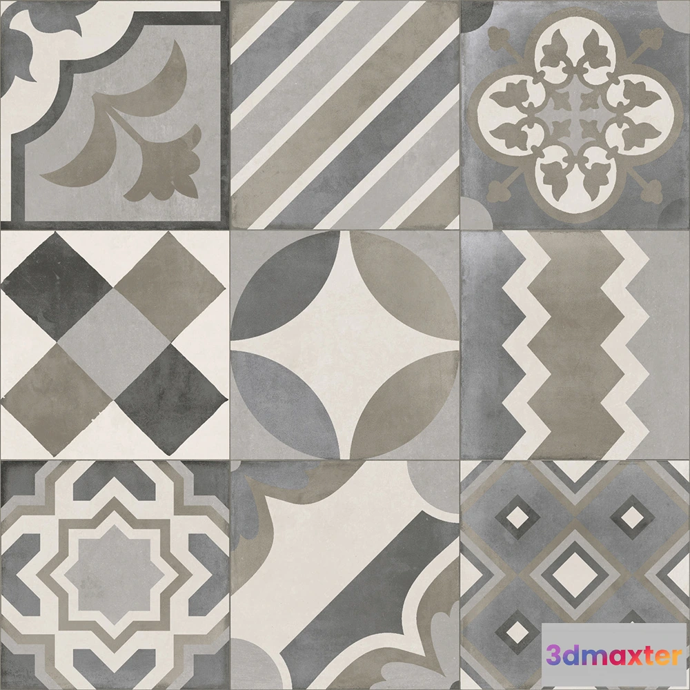 1672504 - Tau Ceramica - Rivet White 3D Max