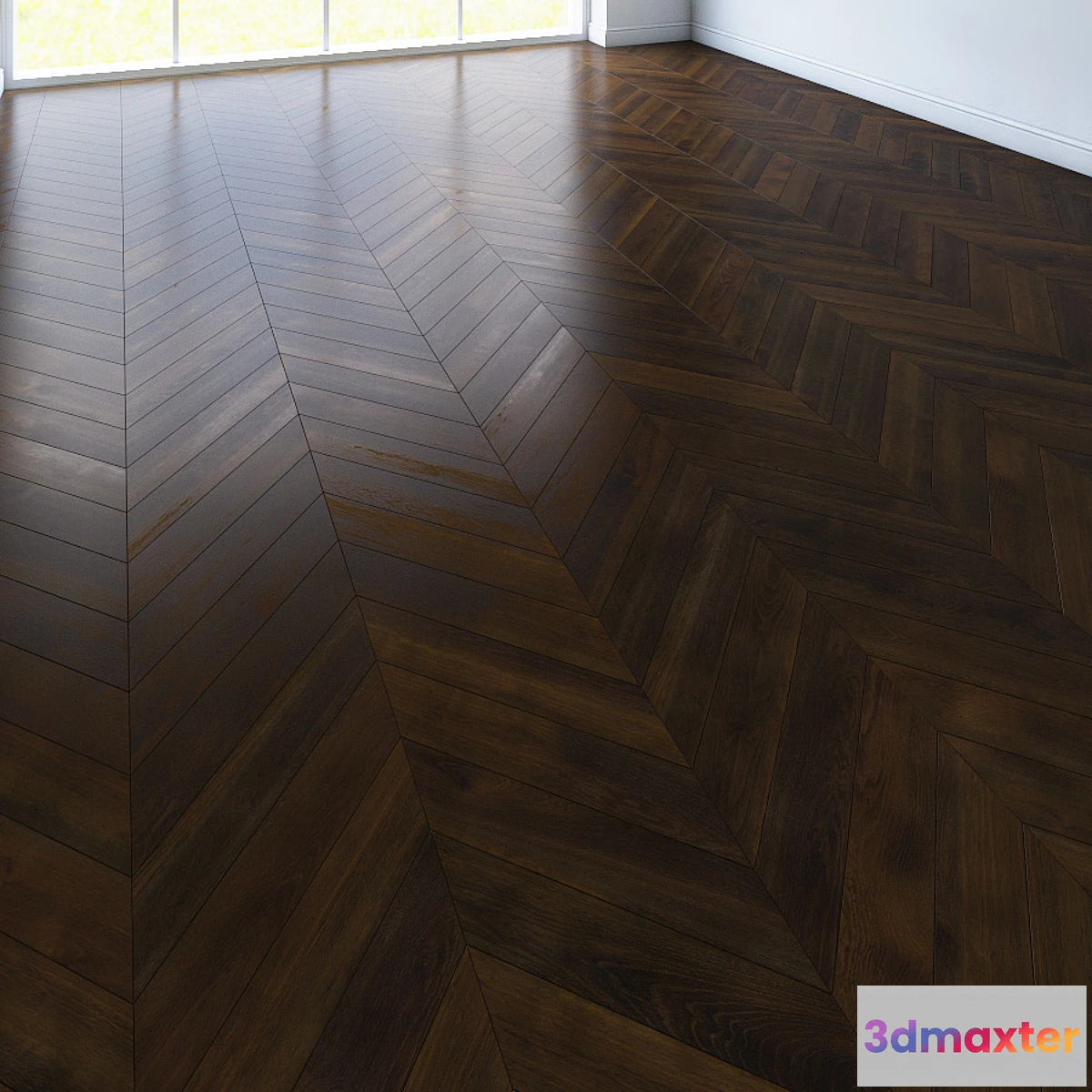 576602 - Parquet chevron classic dark