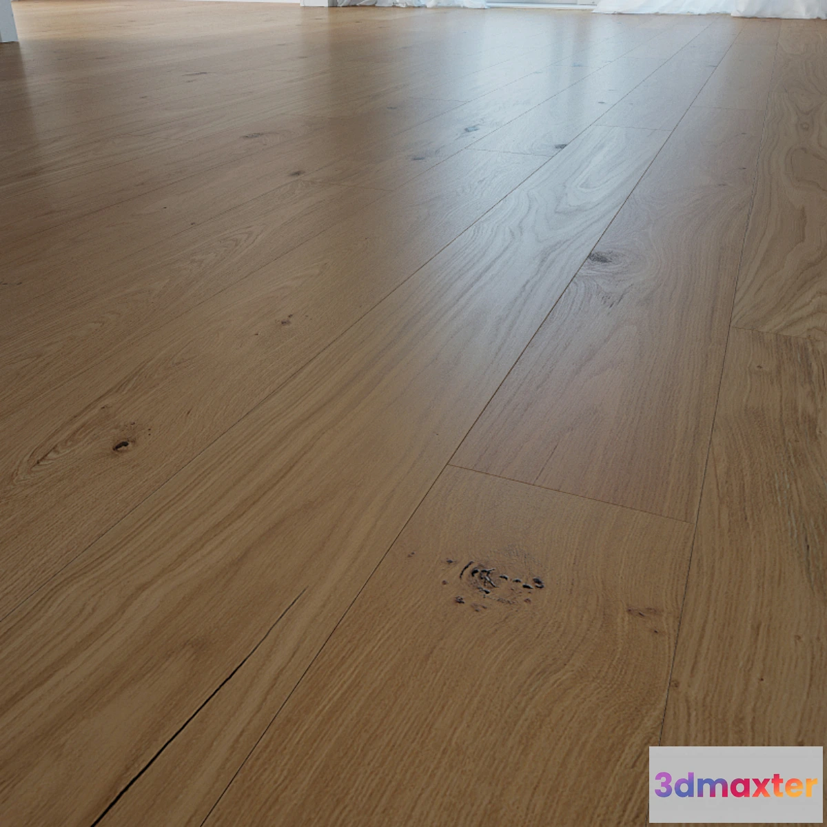 619371 - Alabaster Glossy Wooden Oak Floor