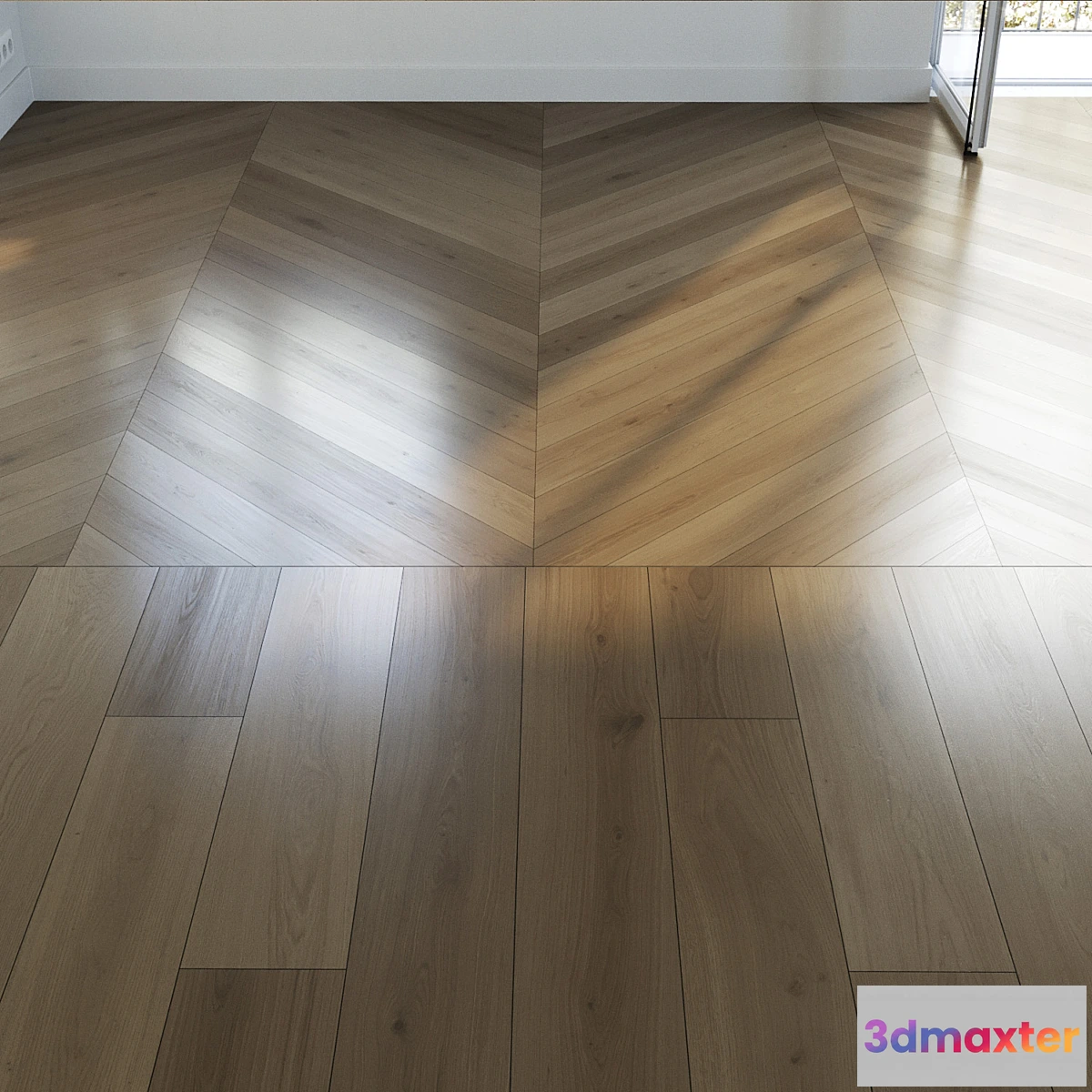 619441 - Parquet set 03 _ Natural Oak _ 2 types