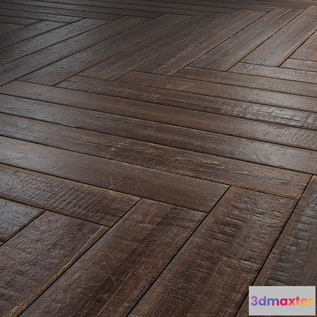 701314 - Old Herringbone Parquet - PBR textures