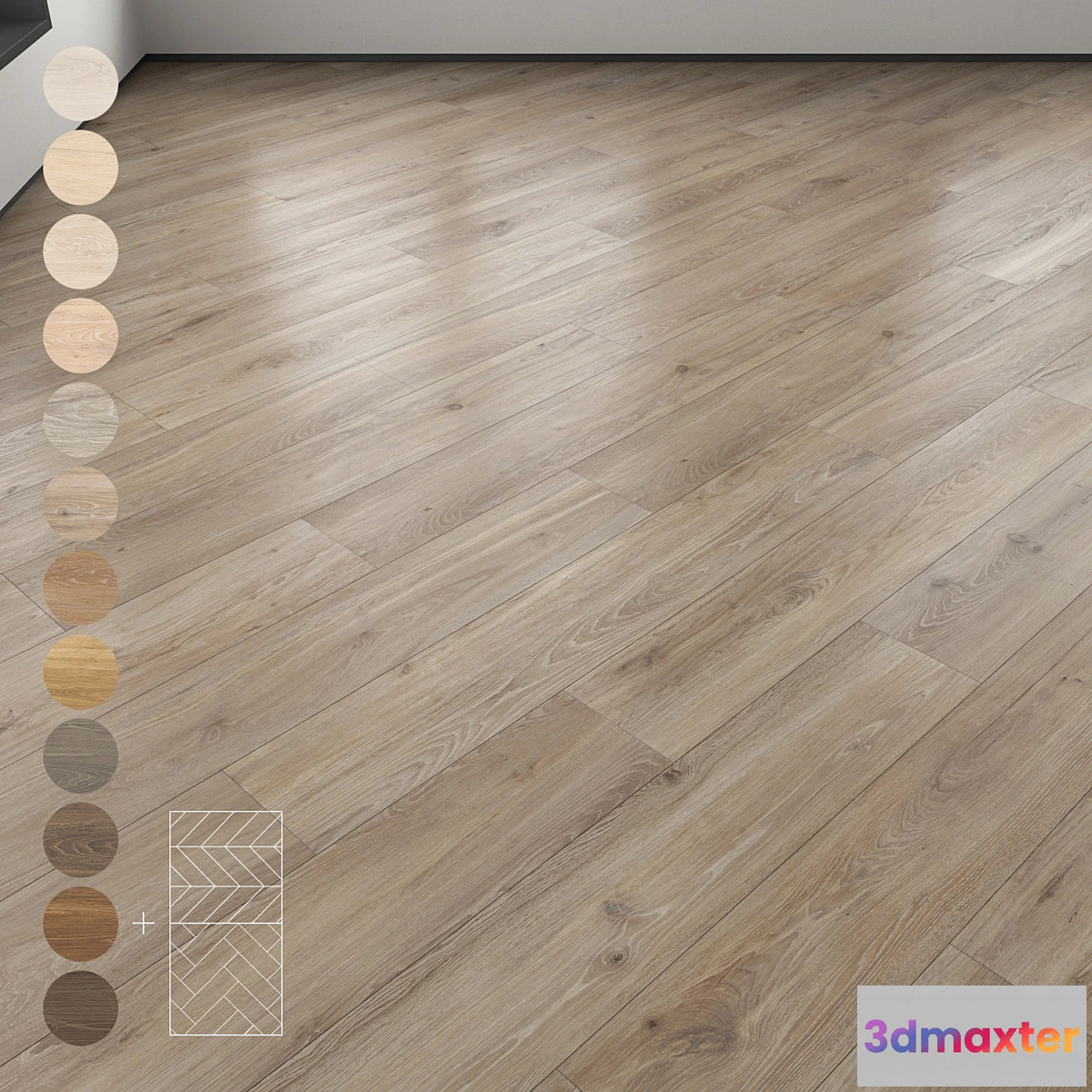 701388 - Parquet 12 colors Linear herringbone chevron setmulti1
