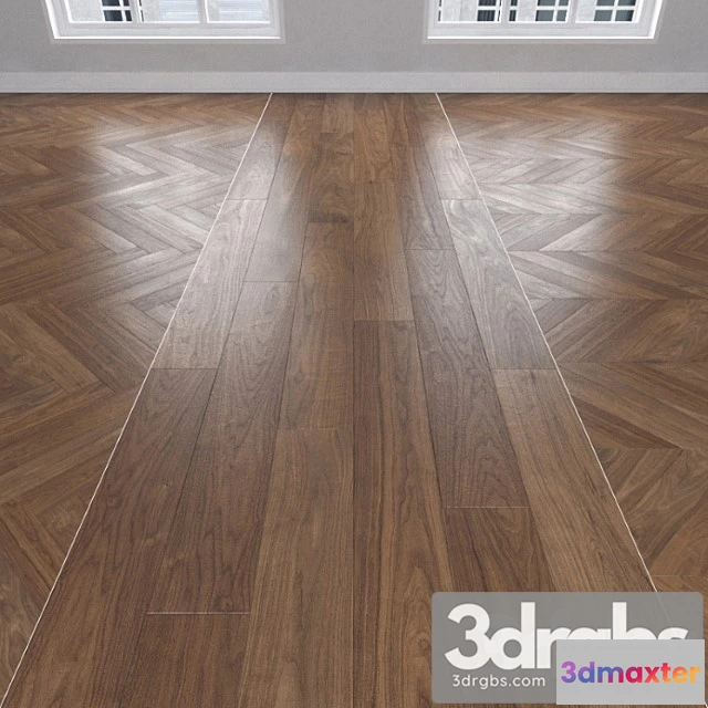998222 - American walnut 3 types. christmas tree linear chevron.
