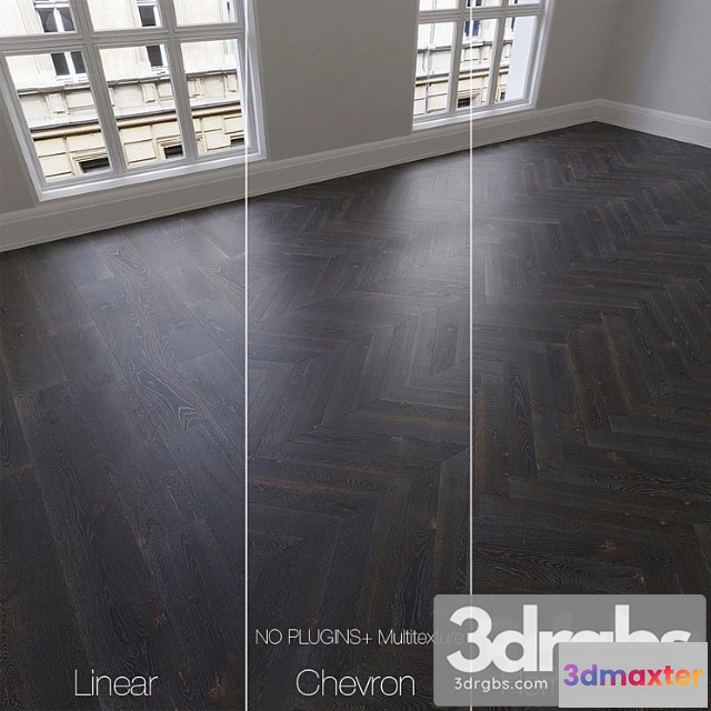 998728 - Parquet natural oak night 3 types. linear chevron herringbone.