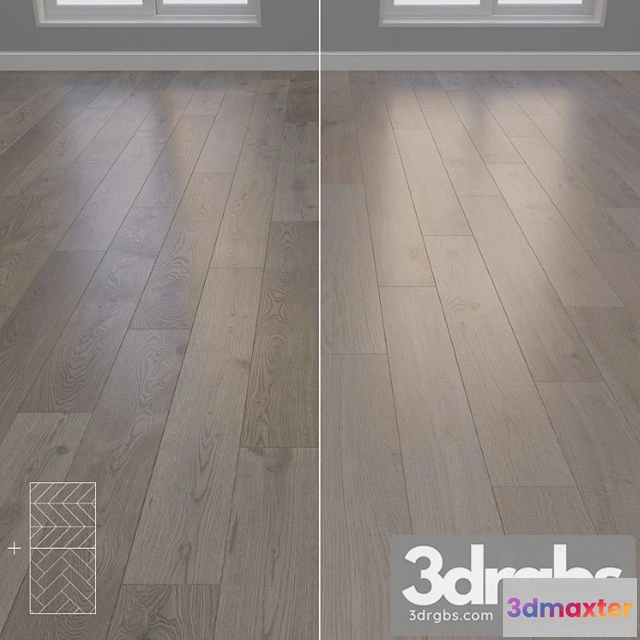998750 - Parquet oak 2 types layout herringbone chevron and linear setduo29