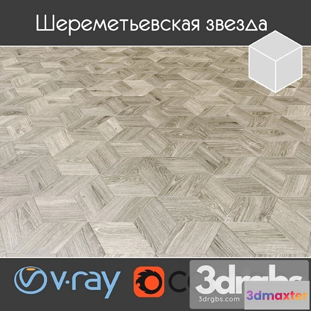 998794 - Parquet Sheremetyevskaya Star 1 2
