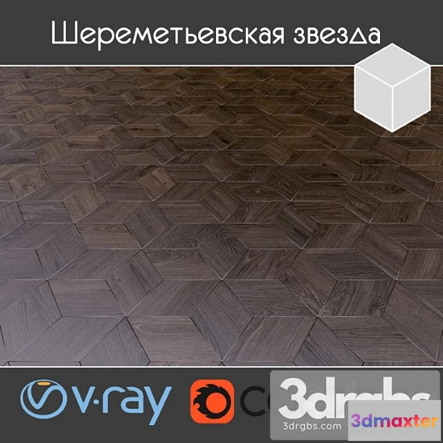 998796 - Parquet Sheremetyevskaya Star 1 3