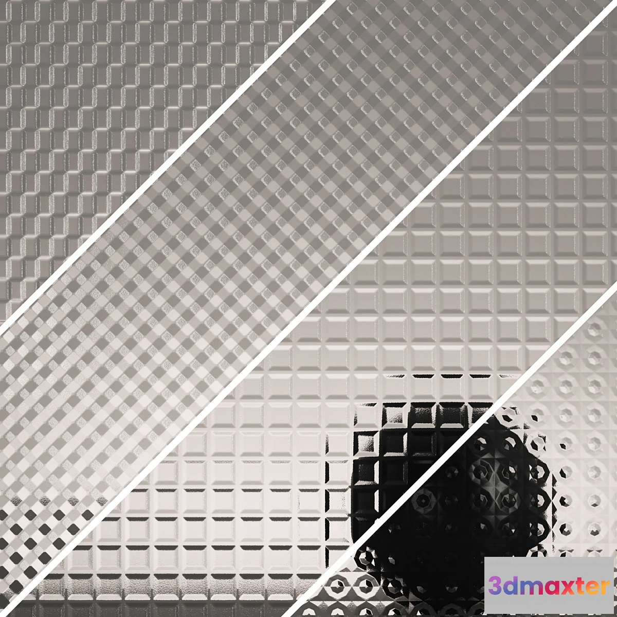 685700 - Fluted glass Set 04